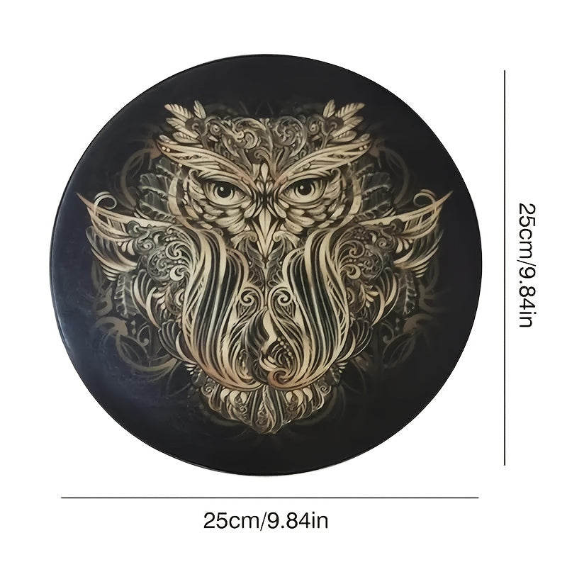 Cute Owl Hand Drums - Set Of 2 Tambourines For Adults - Perfect For Music Education And Fun Rhythms