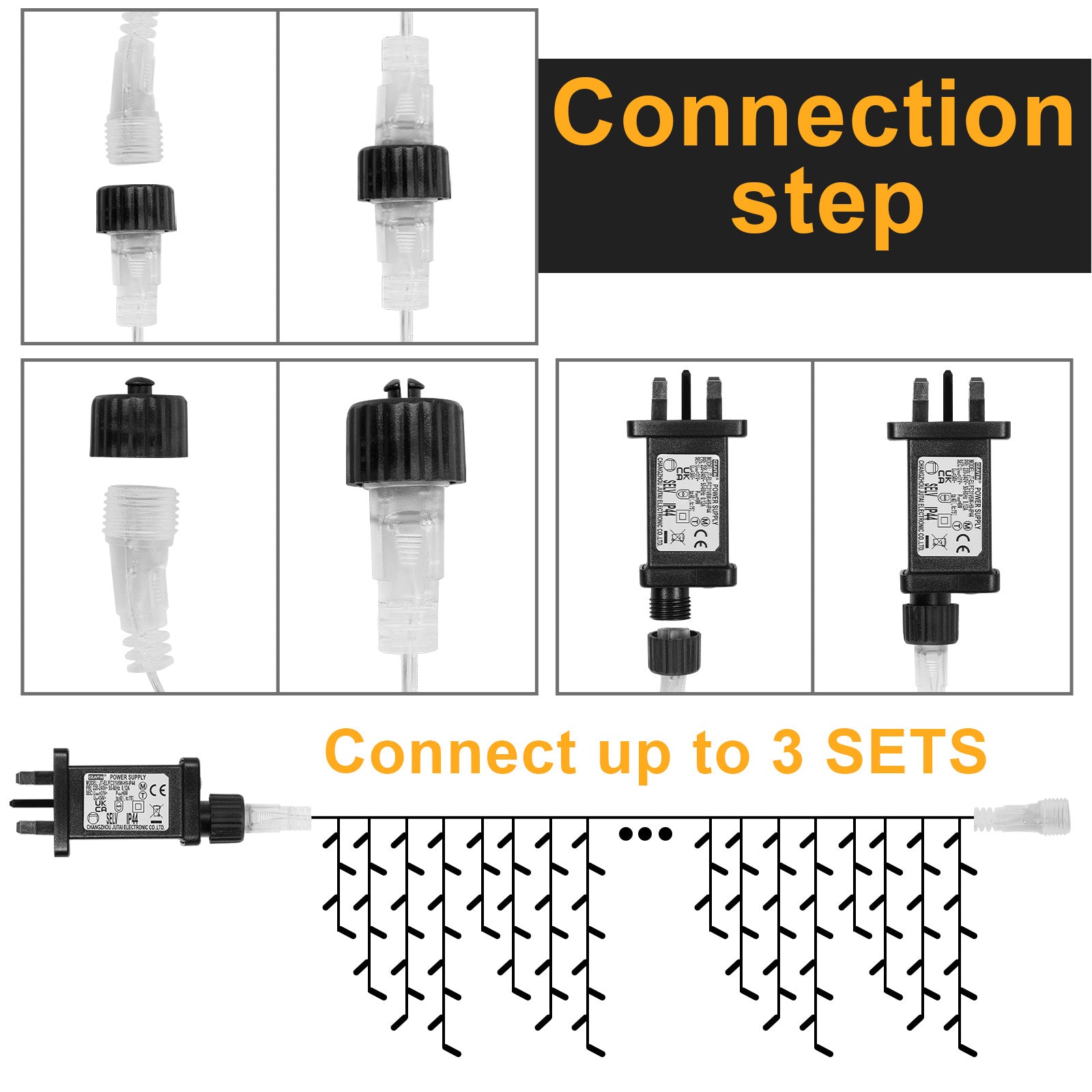 Memory LED Icicle String Lights 5/10/15M Waterproof Outdoor Christmas Fairy Lights 8 Modes Timer Xmas Newyear Decor 31V Plug