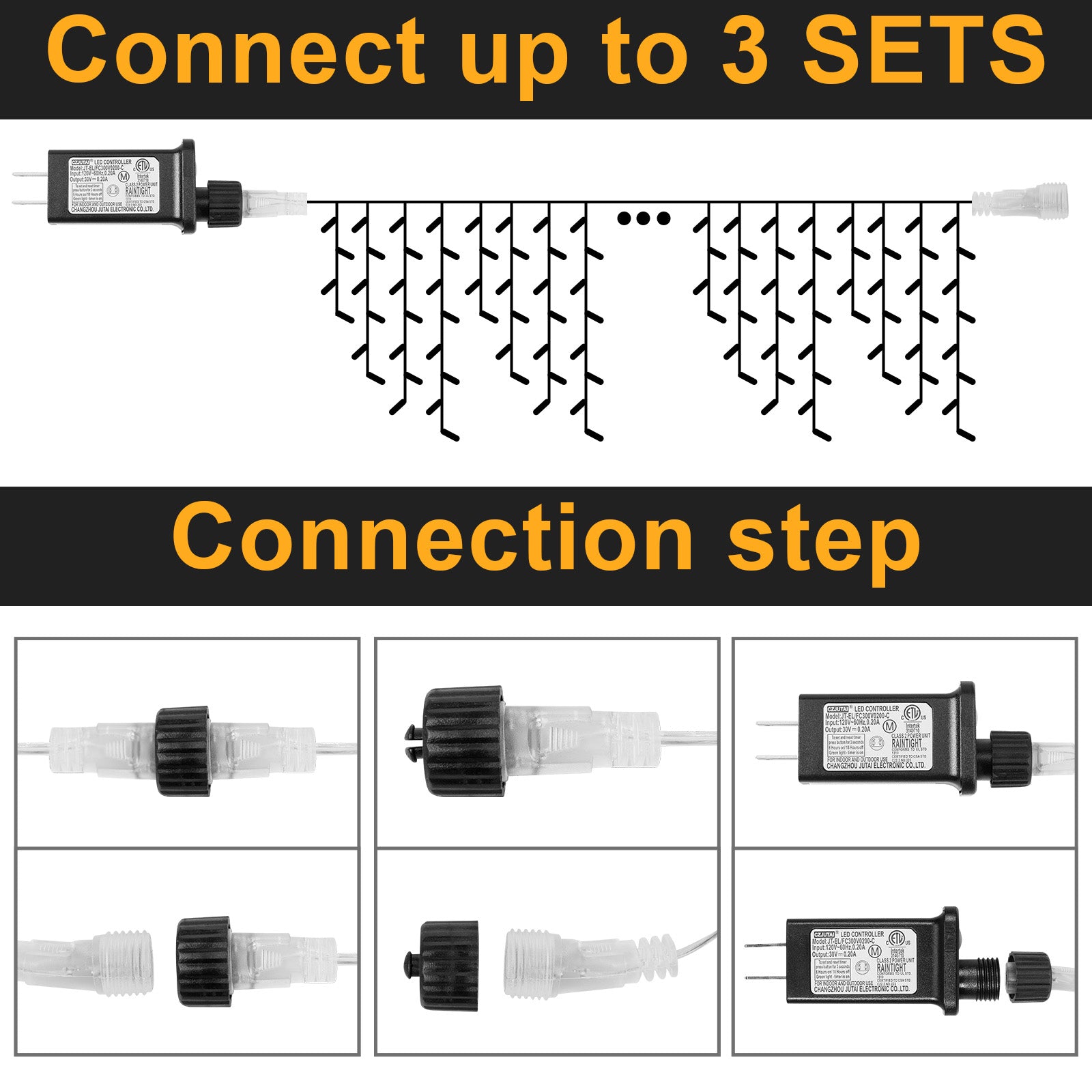Memory LED Icicle String Lights 5/10/15M Waterproof Outdoor Christmas Fairy Lights 8 Modes Timer Xmas Newyear Decor 31V Plug