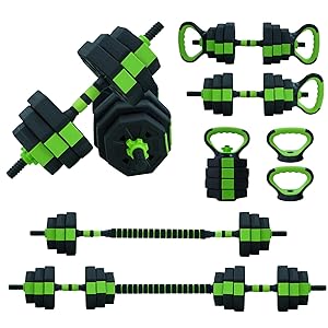 66lbs/88lbs Weight 4 in 1 Adjustable Kettlebell Set Dumbbell Set Used as Kettlebells Barbell Push up Stand for GYM Home - You Offer