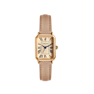 Ladies Square Roman Numeral Luxury Vintage Fashion Quartz Watch Fancy Women Watches Jewelry Sophisticated And Stylish Women Watch
