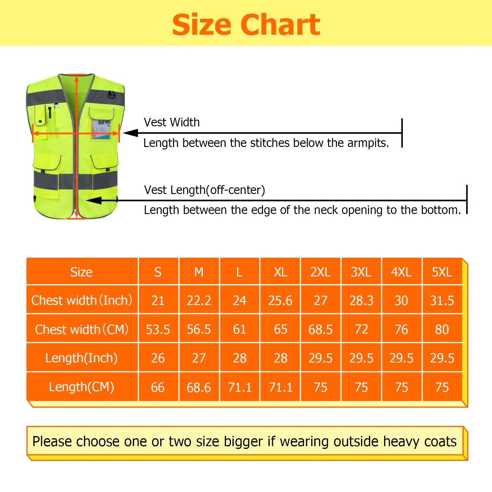 TCCFCCT Bison Series ANSI/ISEA 107-2020 Compliant Safety Vest for Men & Women - Reflective Vest with 9 Pockets, Premium 120g Polyester, Reinforced Stitching, Adjustable Straps & Storage Pockets for Construction, Surveyors, Dr