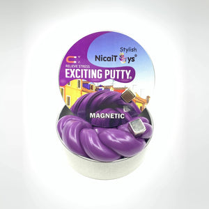 Magnetic Plasticine, Magnetic Bouncing Silicon Mud, Swallowing Magnet Mud, Children's Adult Creative Decompression Educational Toys, Halloween, Christmas and Thanksgiving Day gift