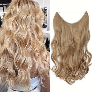 Hair Extensions Invisible Hair Extensions Secret Hidden Wire Long Curly Hair Pieces For Women Synthetic
