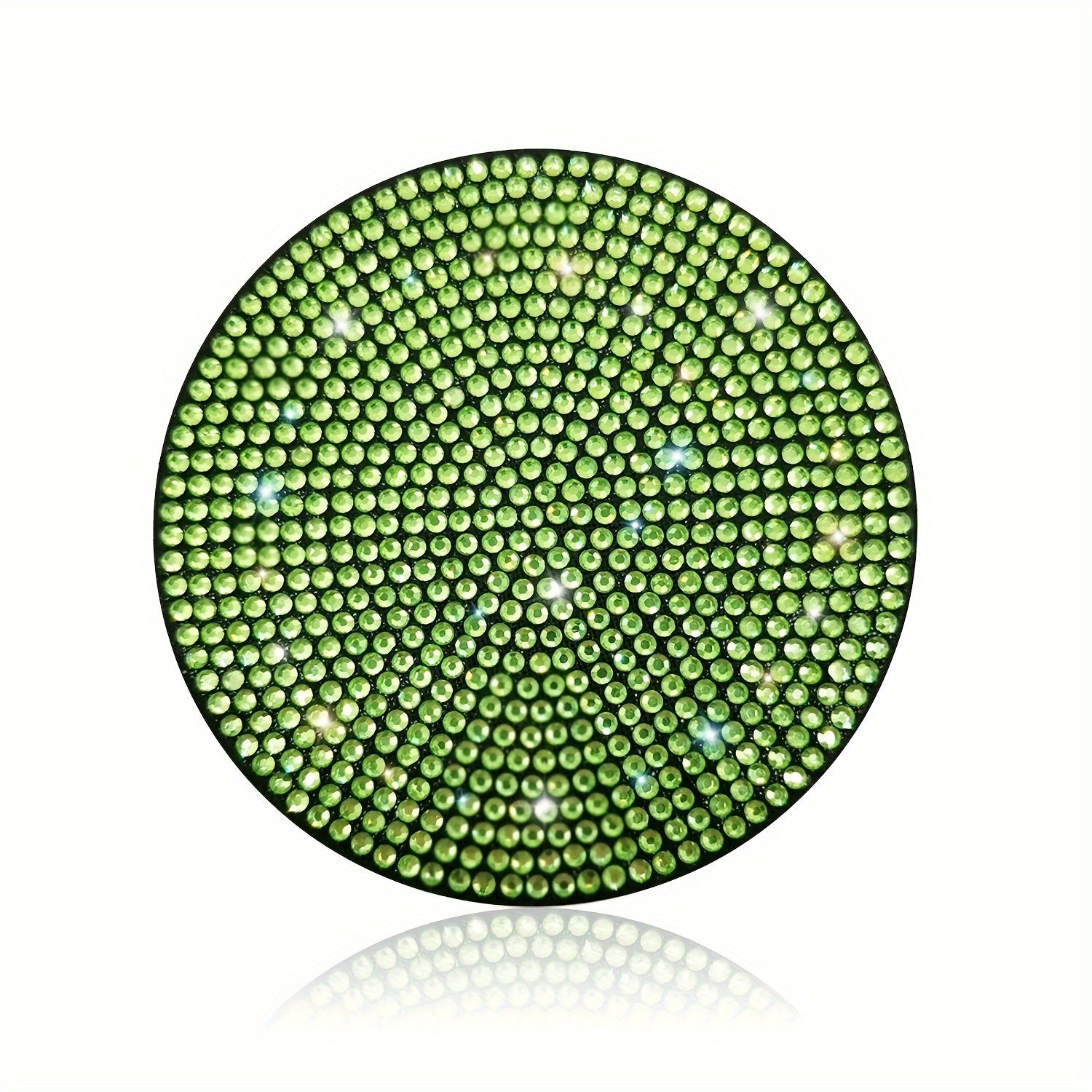 1pc Bling Car Cup Holder Coaster, 2.75 Inch Anti-Slip Shockproof, Full Rhinestone Design, Universal Fit Most Cars