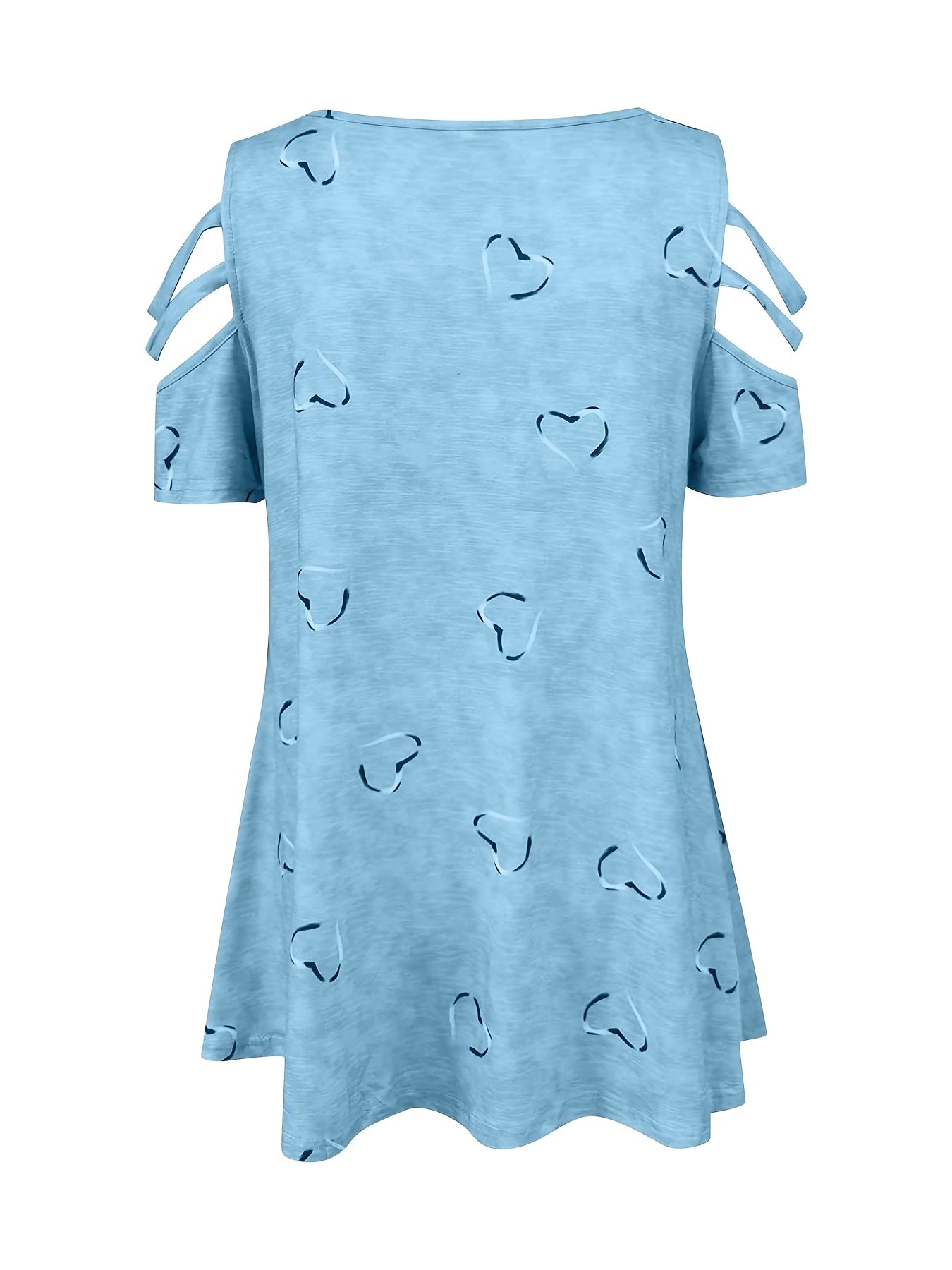2021 Women's V-Neck Zipper Printed T-Shirt - Soft, Casual, Loose Fit for Daily Wear