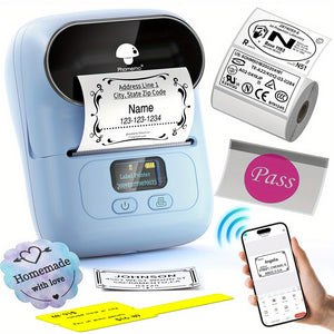 M110 Portable Thermal Bluetooth Printer, Portable Thermal Printer, Thermal Printer Machine, Wireless Printing, Portable Printing, Sleek Thermal Printers, Handheld Printer, Highquality Printing, Reliable Performance, Wireless
