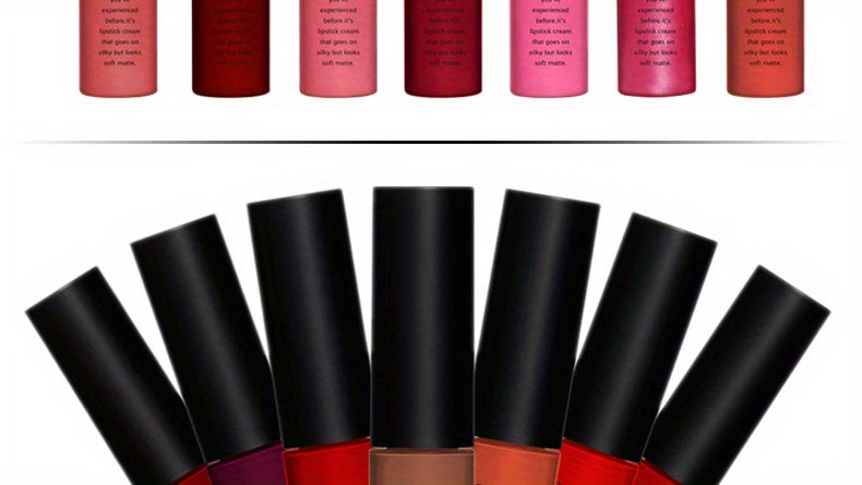 Matte Velvet Lip Glaze, Waterproof Long Lasting Not Easy To Decolor Lip Gloss, Silky Smooth Plumping Lipstick ( 20 Colors ) Valentine's Day Gifts