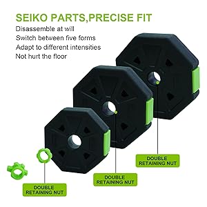 66lbs/88lbs Weight 4 in 1 Adjustable Kettlebell Set Dumbbell Set Used as Kettlebells Barbell Push up Stand for GYM Home - You Offer