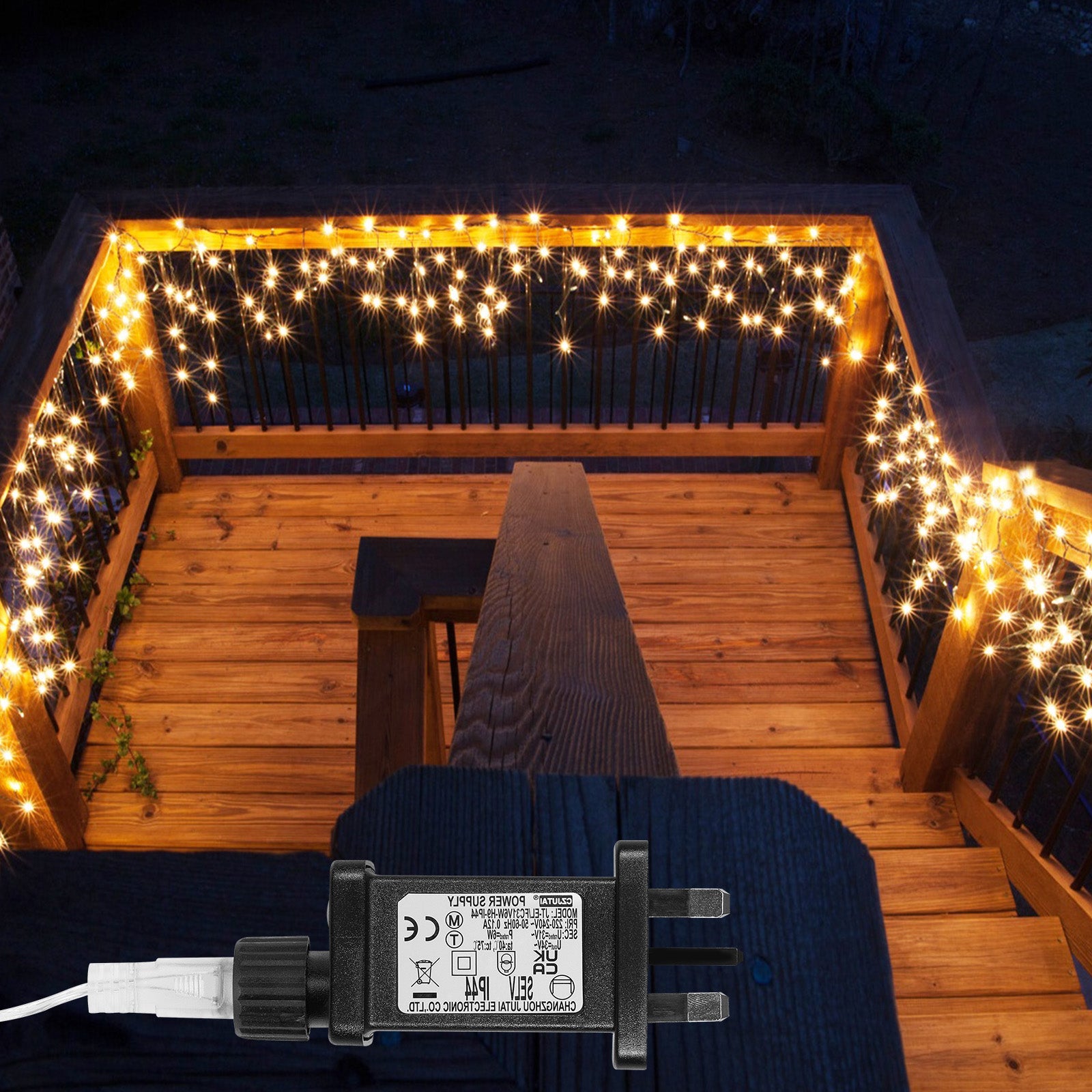 Memory LED Icicle String Lights 5/10/15M Waterproof Outdoor Christmas Fairy Lights 8 Modes Timer Xmas Newyear Decor 31V Plug