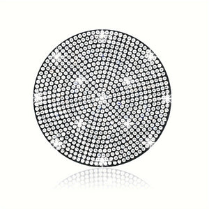 1pc Bling Car Cup Holder Coaster, 2.75 Inch Anti-Slip Shockproof, Full Rhinestone Design, Universal Fit Most Cars