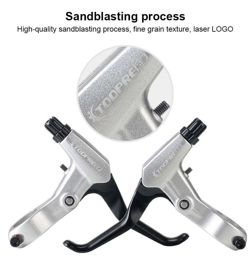Ultra Light Mountain Bike Brake Handle - V Brake/Disc Brake, Aluminum Alloy Hydraulic Disc Brake for Smooth Stopping Power