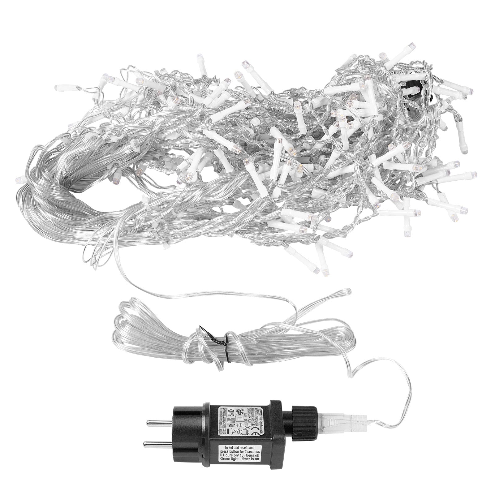 Memory LED Icicle String Lights 5/10/15M Waterproof Outdoor Christmas Fairy Lights 8 Modes Timer Xmas Newyear Decor 31V Plug