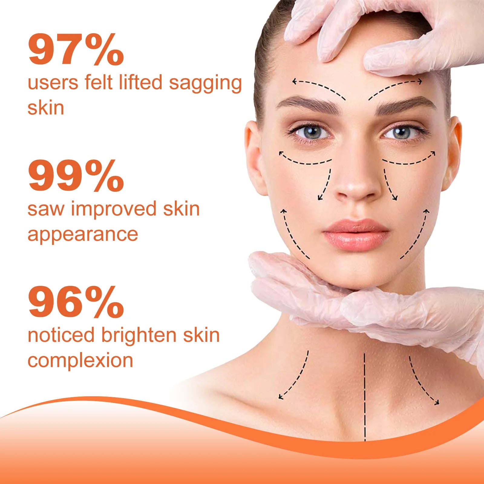 Hoygi 120ml 24k Gold Wrinkle Remover Serum Anti Aging Fine Line Reduce Puffiness Firming Moisturizing Brightening Facial Serum