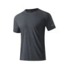 Custom Men's Soft Polyester Fabric Quick Dry Short Sleeves Plain Training Men's Sport T-shirts UPF50+ Protection Clothing
