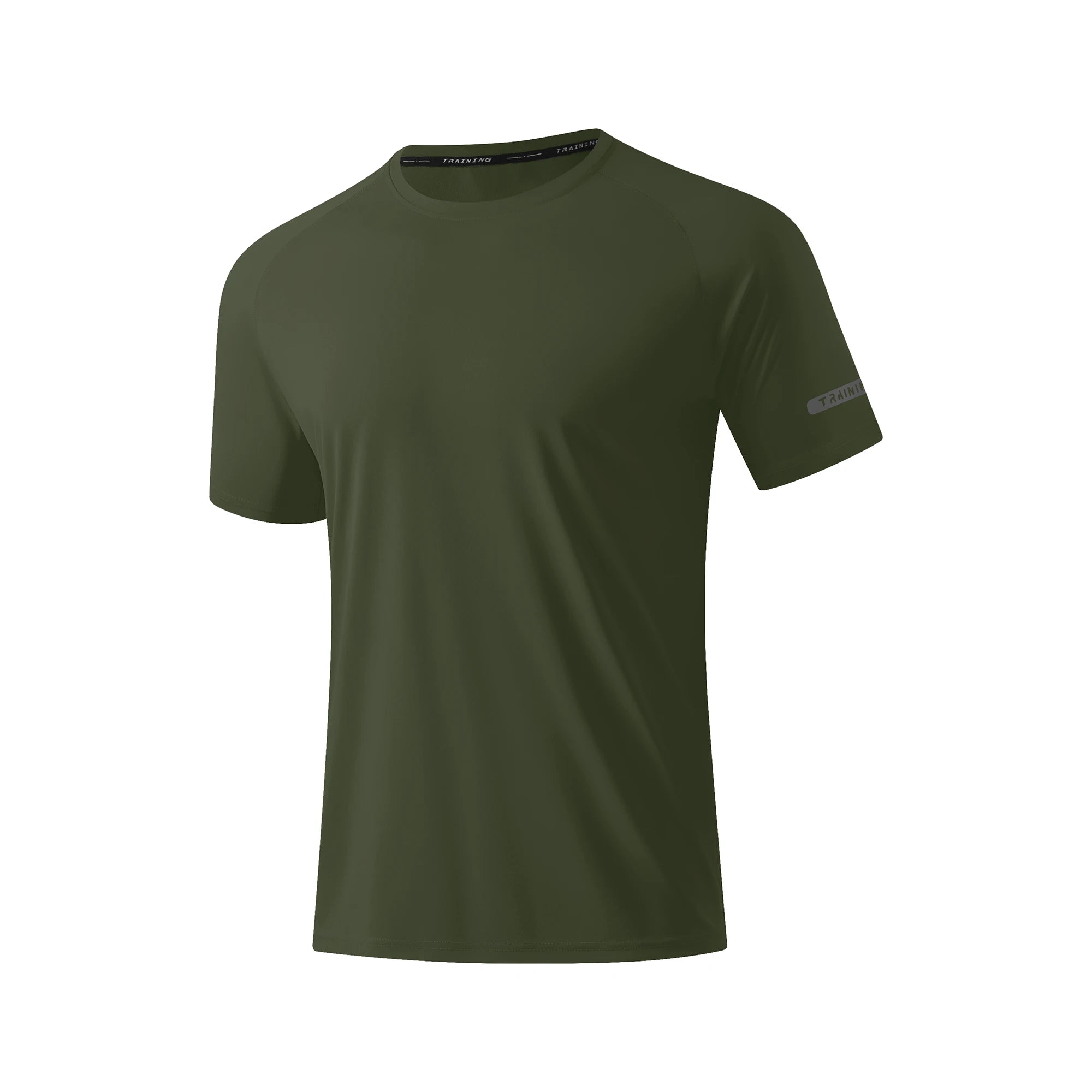 Custom Men's Soft Polyester Fabric Quick Dry Short Sleeves Plain Training Men's Sport T-shirts UPF50+ Protection Clothing