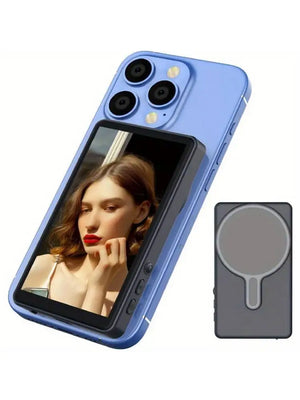 Phone Vlog Selfie Monitor Screen Portable Back Camera Monitor with Magnetic Connection and Remote Control for Selfie Vlog Live