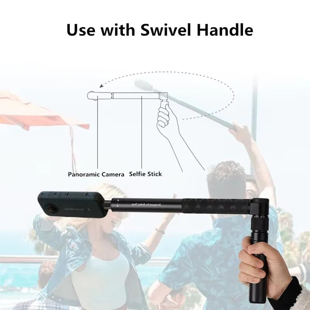 For Insta360 X5 X4 Invisible Selfie Stick Bullet Time Bundle Handle for Insta360 X4 Ace Pro 2 GoPro Panoramic Camera Accessories