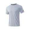 Custom Men's Soft Polyester Fabric Quick Dry Short Sleeves Plain Training Men's Sport T-shirts UPF50+ Protection Clothing