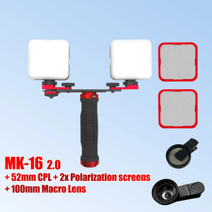 Dental Photo - MK 16 | Dental Photography Light For Cellphone. LED For Dentistry. Polarized And Macro Photos For Dentist
