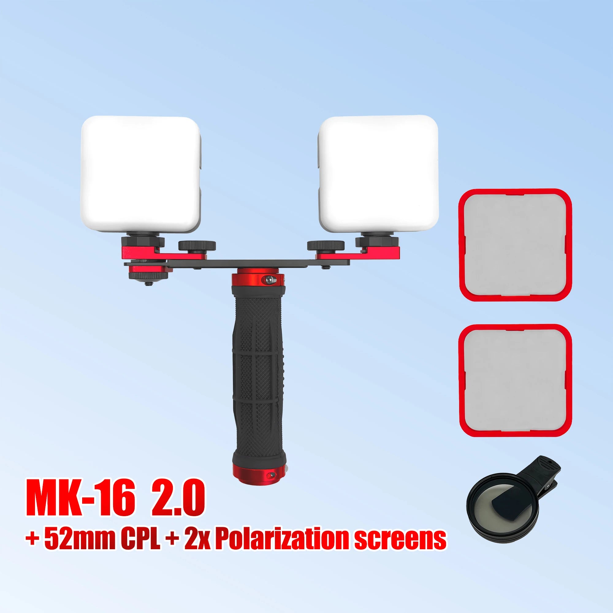 Dental Photo - MK 16 | Dental Photography Light For Cellphone. LED For Dentistry. Polarized And Macro Photos For Dentist