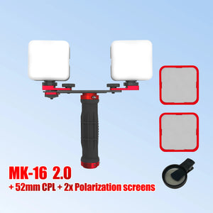 Dental Photo - MK 16 | Dental Photography Light For Cellphone. LED For Dentistry. Polarized And Macro Photos For Dentist