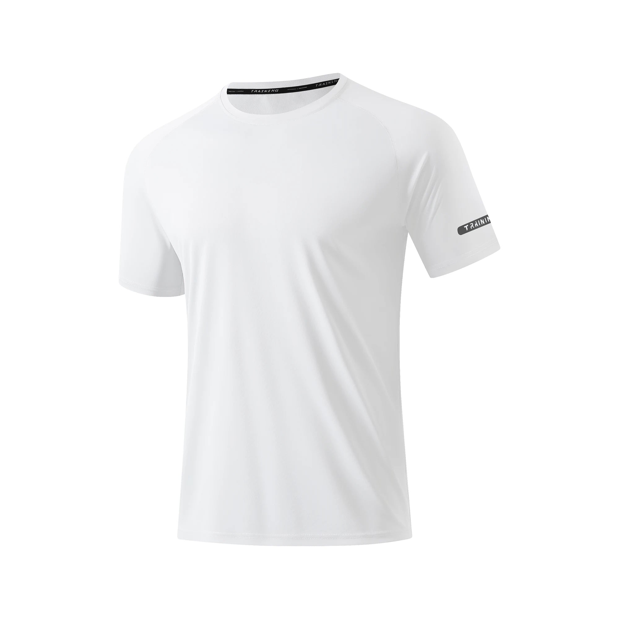 Custom Men's Soft Polyester Fabric Quick Dry Short Sleeves Plain Training Men's Sport T-shirts UPF50+ Protection Clothing