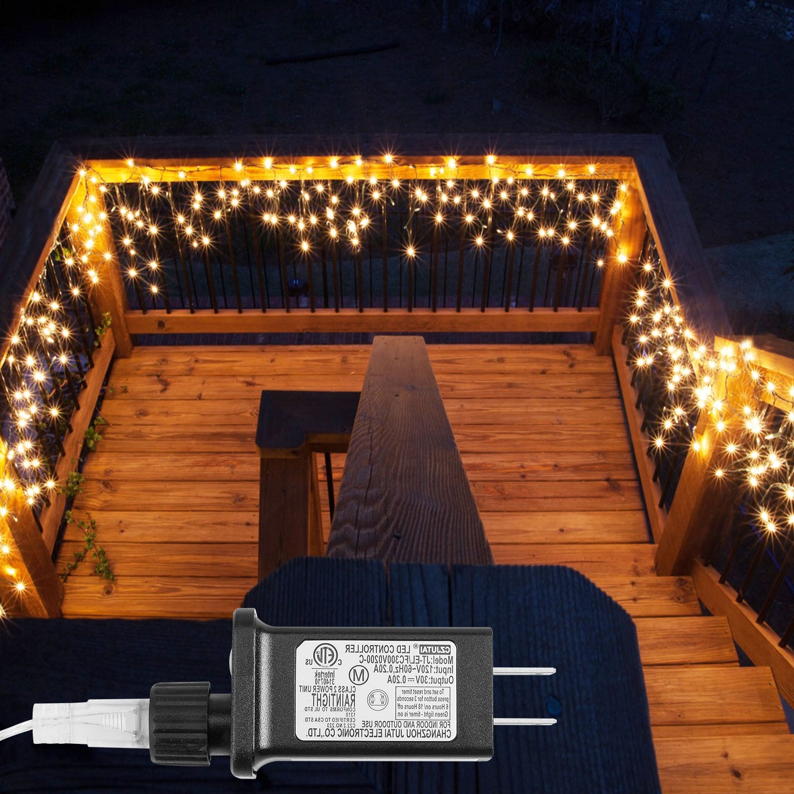 Memory LED Icicle String Lights 5/10/15M Waterproof Outdoor Christmas Fairy Lights 8 Modes Timer Xmas Newyear Decor 31V Plug