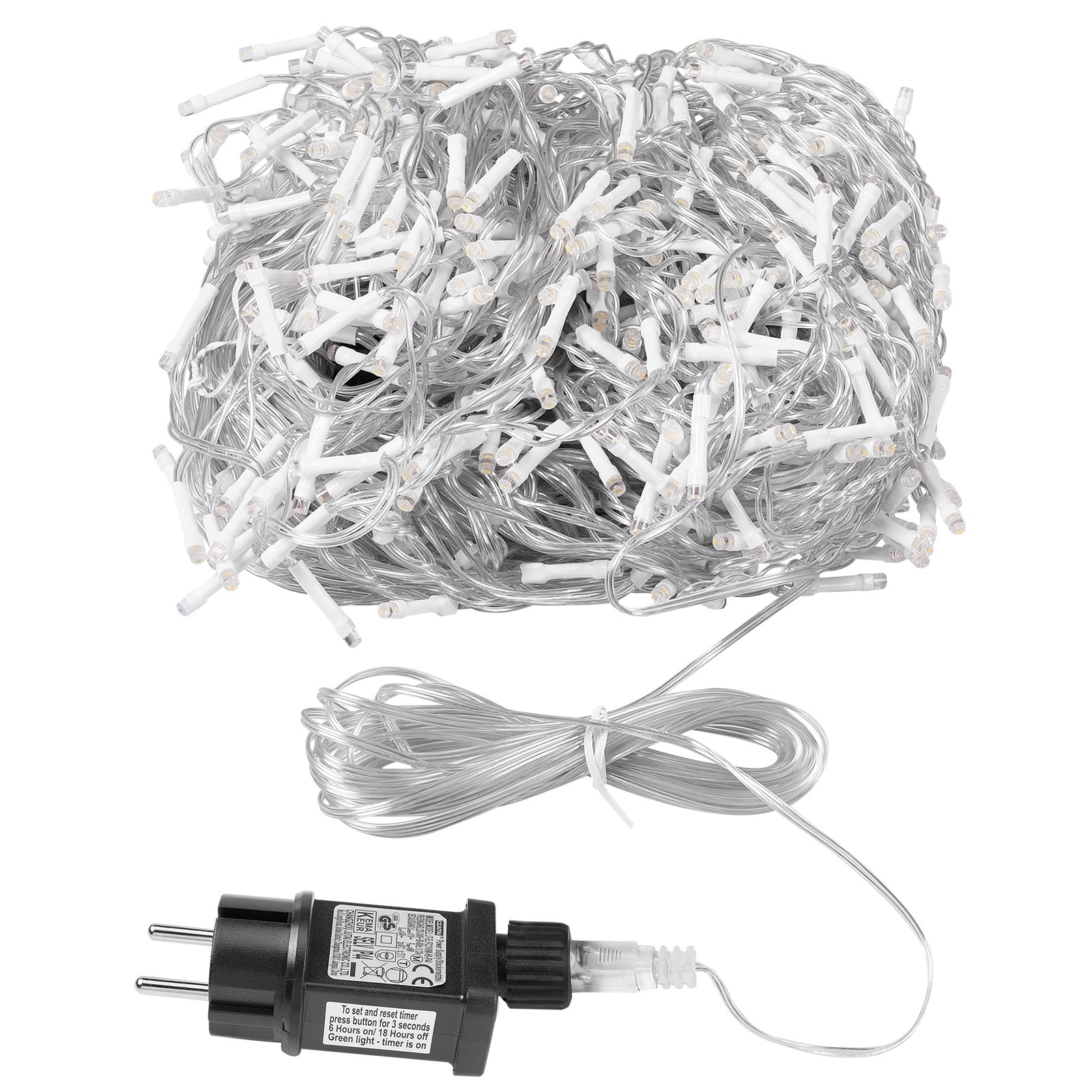 Memory LED Icicle String Lights 5/10/15M Waterproof Outdoor Christmas Fairy Lights 8 Modes Timer Xmas Newyear Decor 31V Plug