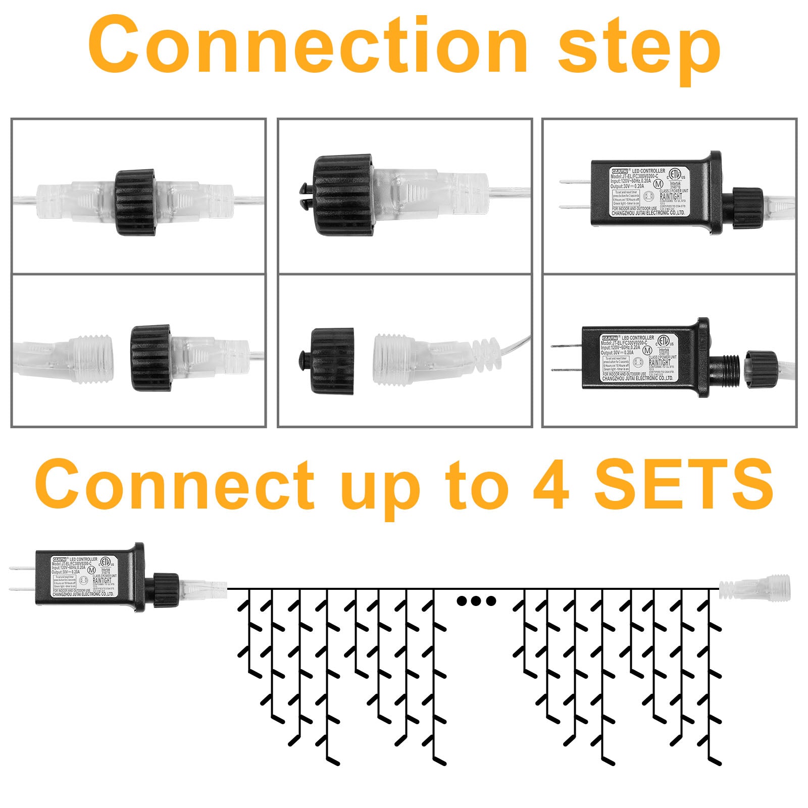 Memory LED Icicle String Lights 5/10/15M Waterproof Outdoor Christmas Fairy Lights 8 Modes Timer Xmas Newyear Decor 31V Plug