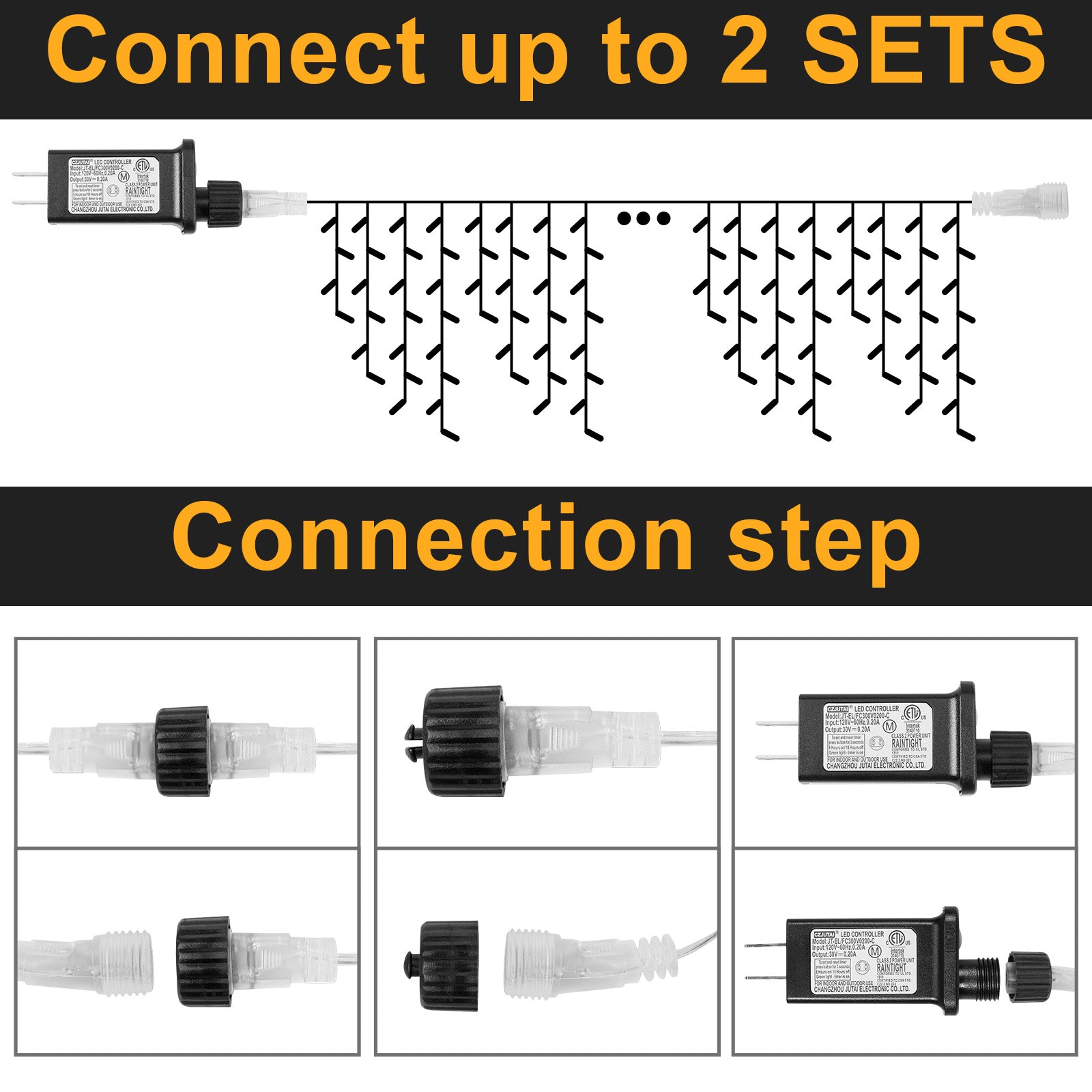 Memory LED Icicle String Lights 5/10/15M Waterproof Outdoor Christmas Fairy Lights 8 Modes Timer Xmas Newyear Decor 31V Plug