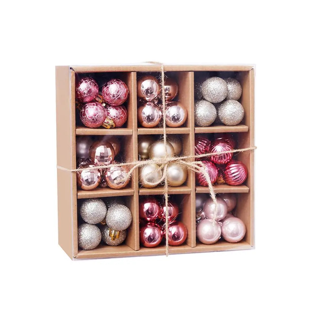 Christmas Balls Ornaments 99pcs/3cm XMAS Navidad Christmas Tree Pendant Balls Christmas Tree Gift Balls For Christmas Decortion