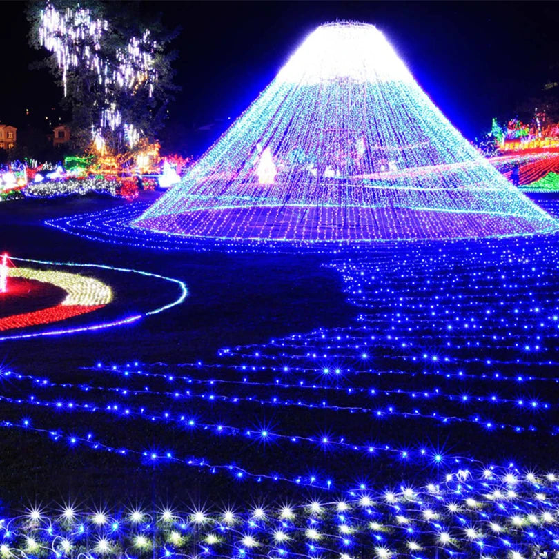 LED Garland String Lights 10m 30m 50m 100m Christmas Tree Wedding Decoration Waterproof Fairy Light Indoor Outdoor 220V EU Lamp