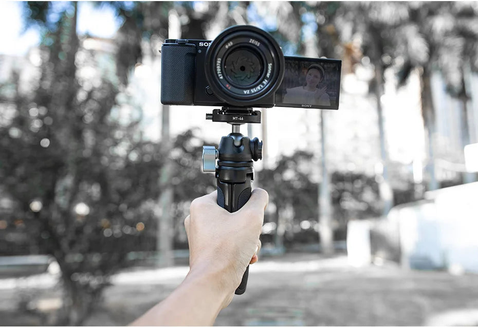Ulanzi MT-46 Mini Tripod Extend With Quick Instal Release Kit For DSLR SLR Camera Smartphone Tripod Live With Cold Shoe