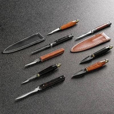 Stainless Steel Ebony Tea Knife, Pu 'er Tea Knife, Handmade Pry Tea Products Tea Ceremony Accessories, Tea Needles, High Quality