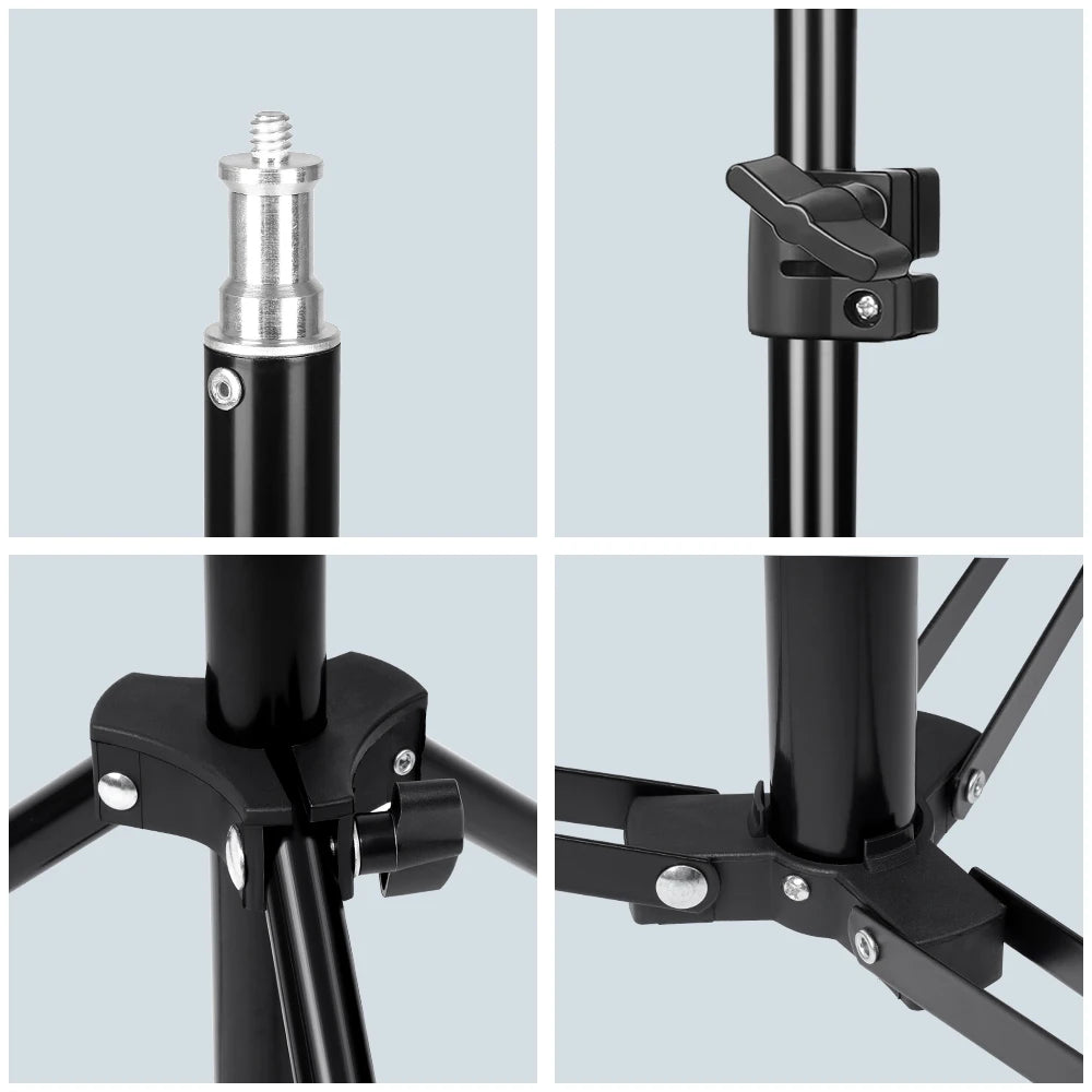 37/68/100/150/200CM Selfie Light Tripod 1/4 Screw Head Photography Portable Stand Trepied Smartphone For Mini Photo Studio