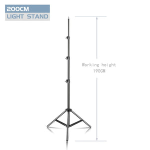 37/68/100/150/200CM Selfie Light Tripod 1/4 Screw Head Photography Portable Stand Trepied Smartphone For Mini Photo Studio