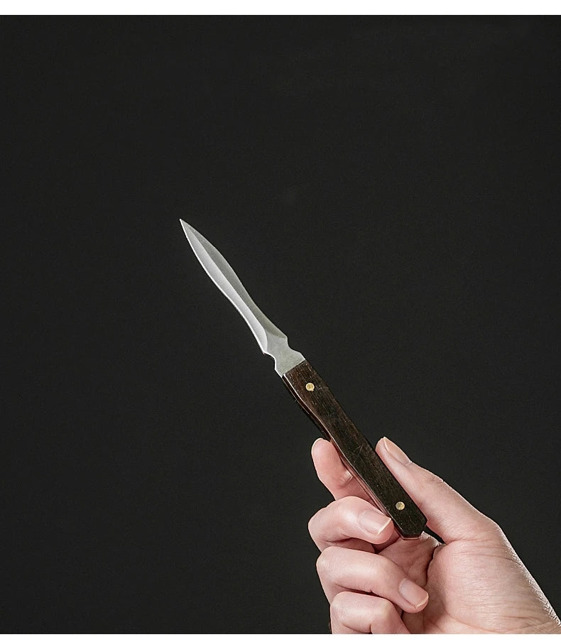 Stainless Steel Ebony Tea Knife, Pu 'er Tea Knife, Handmade Pry Tea Products Tea Ceremony Accessories, Tea Needles, High Quality