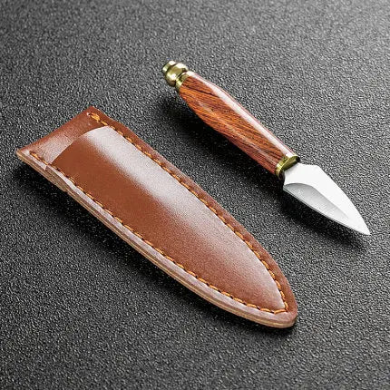 Stainless Steel Ebony Tea Knife, Pu 'er Tea Knife, Handmade Pry Tea Products Tea Ceremony Accessories, Tea Needles, High Quality
