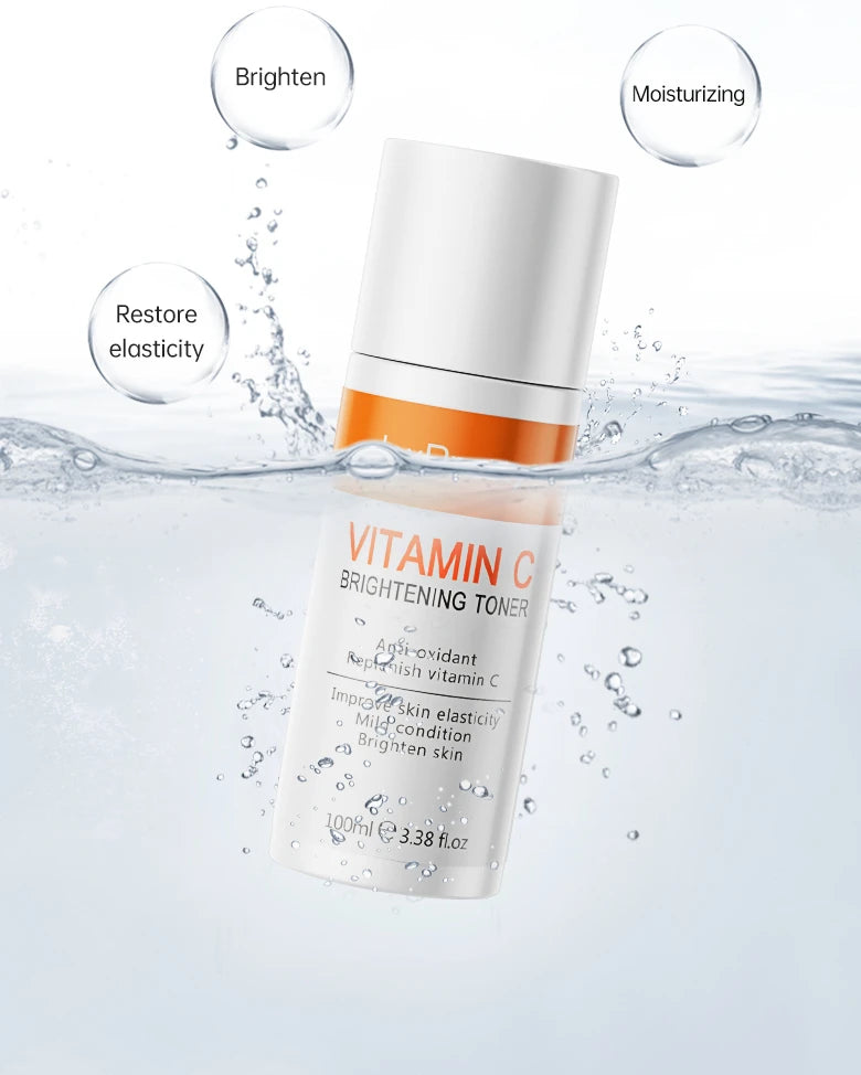 JoyPretty Vitamin C Whitening Skin Care Set Glutathione Face Cream Emulsions Serum Skin Whitener Korean Skin Care Products 5PCS