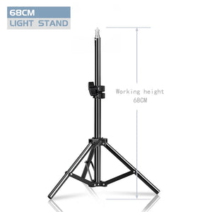 37/68/100/150/200CM Selfie Light Tripod 1/4 Screw Head Photography Portable Stand Trepied Smartphone For Mini Photo Studio