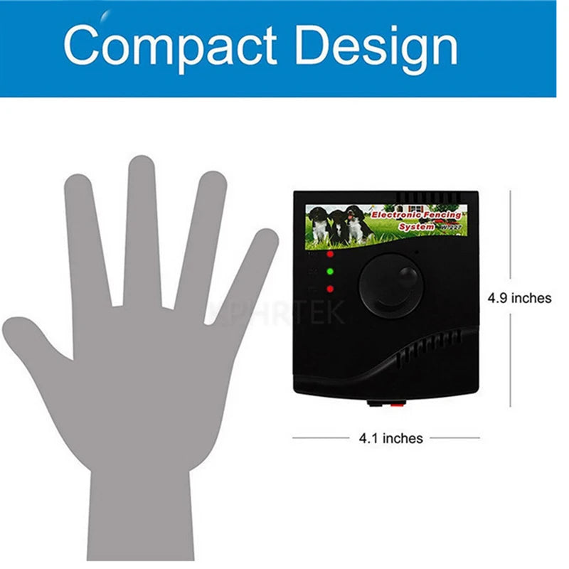 Pet Fence In-Ground Electric Dog Fence Rechargeable Electric Dog Training Collar Receivers Pet Containment System W-227B For Dog