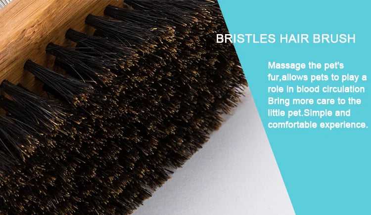 Truelove Pet Double-sided Brush Comb Stainless Steel Needle Bristles Hair Brush Grooming Competition Vacation Cat Dog TLK23131