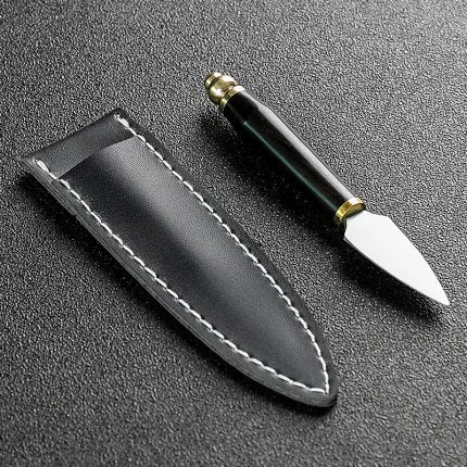 Stainless Steel Ebony Tea Knife, Pu 'er Tea Knife, Handmade Pry Tea Products Tea Ceremony Accessories, Tea Needles, High Quality
