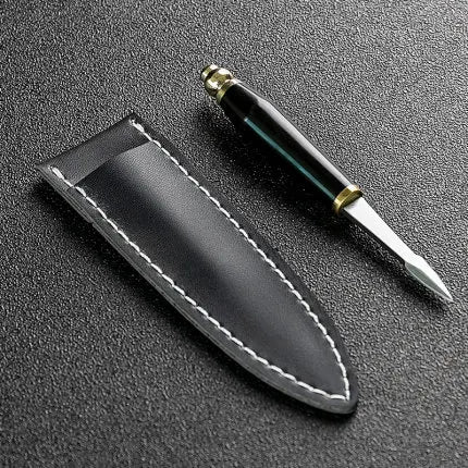 Stainless Steel Ebony Tea Knife, Pu 'er Tea Knife, Handmade Pry Tea Products Tea Ceremony Accessories, Tea Needles, High Quality