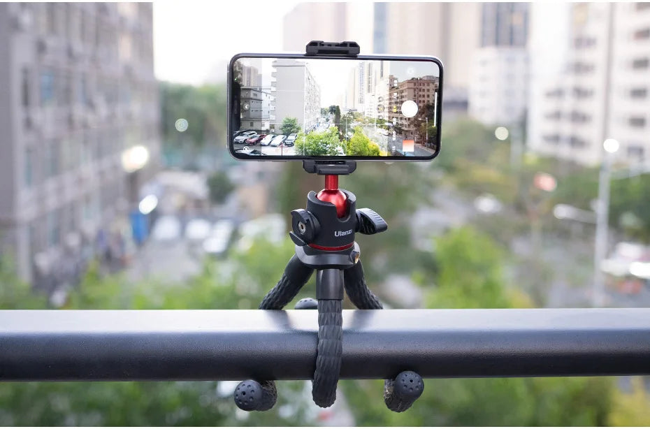 Ulanzi MT-33 Flexible Octopus Tripod for Phone Camera DSLR 2in1 Design Tripod With Phone Holder Side Cold Shoe 1/4'' Screw