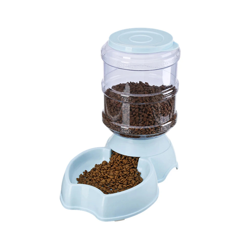 3.8 L Automatic Dog Feeder Waterer High Capacity Pet Food Bowl Gravity Water Dispenser Pet Bowl for Dogs Cats Dog Accessories