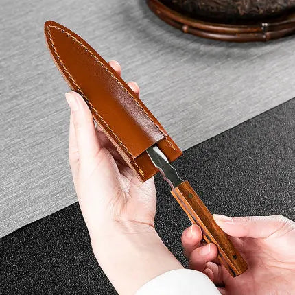 Stainless Steel Ebony Tea Knife, Pu 'er Tea Knife, Handmade Pry Tea Products Tea Ceremony Accessories, Tea Needles, High Quality
