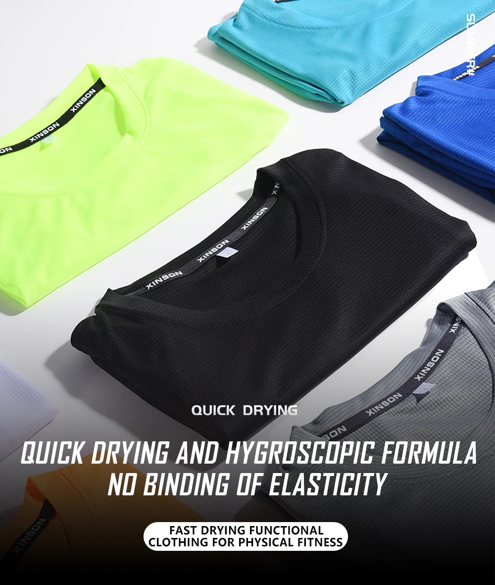 Summer Ice Silk Long Sleeve T-Shirt Men 2025-26 New Quick Dry Breathable Air Conditioning Outdoor Sun Protection Running Outer Wear
