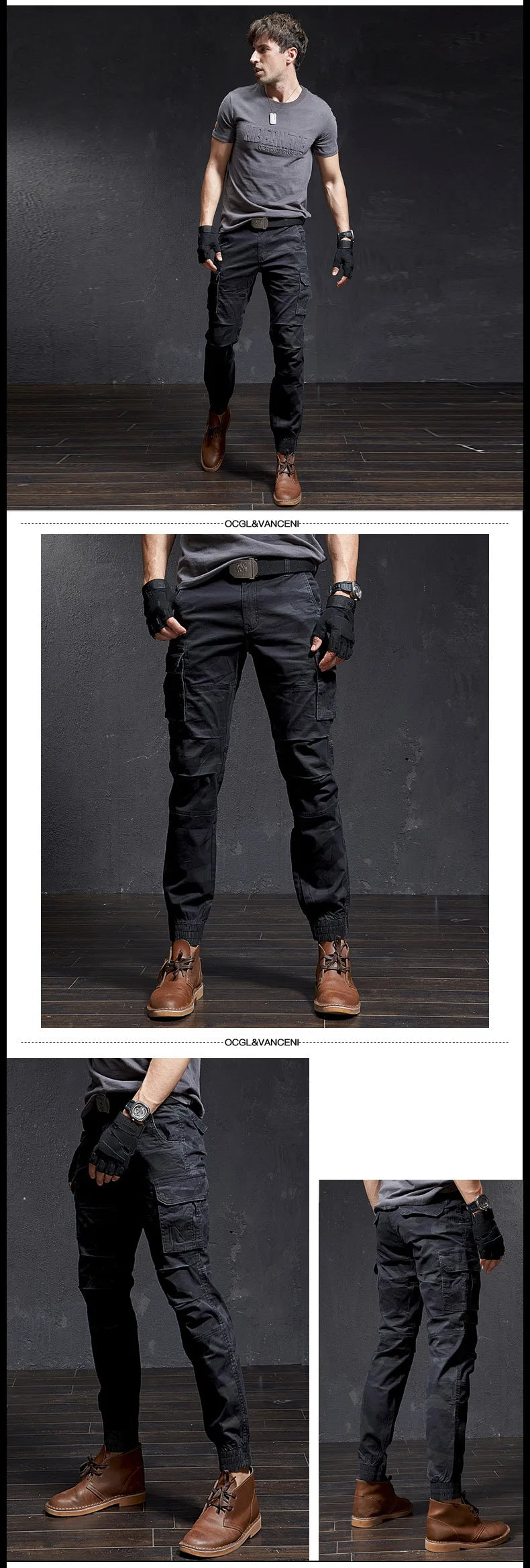 Fashion High Quality Slim Camouflage Casual Tactical Cargo Pants Male Streetwear Harajuku Joggers Men Clothing Camo Trousers - You Offer